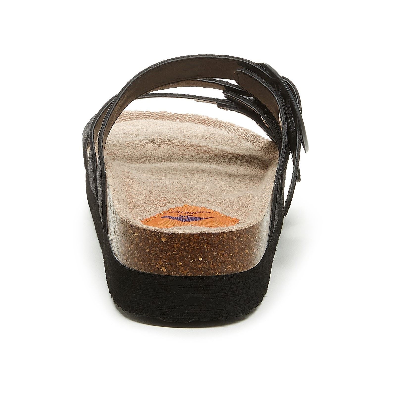 Rocket Dog Astor Glenn Glitter Textile Women's Black Sandals