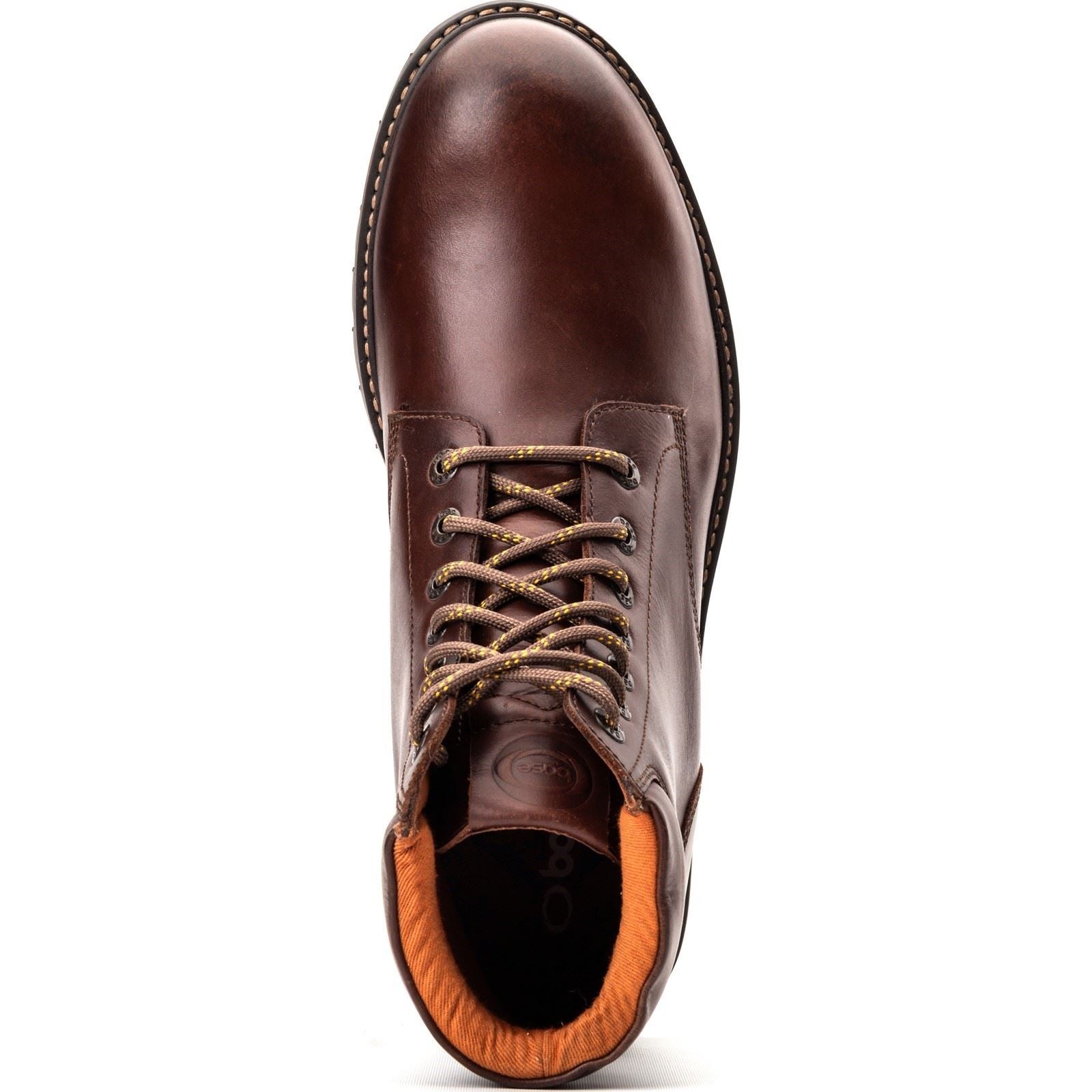 Base London Nickel Leather Men's Brown Ankle Boots