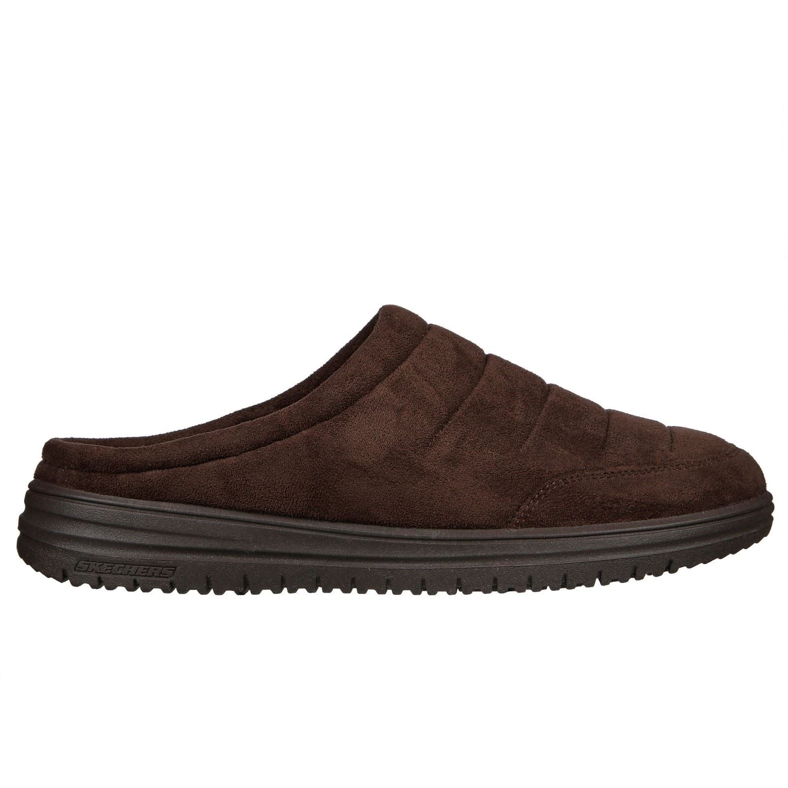 Skechers Relaxed Fit: Murette - Garvanza Microfiber Men's Chocolate Mules