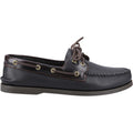 Sperry Authentic 2 Eye Leather Men's Amaretto/Black Boat Shoes
