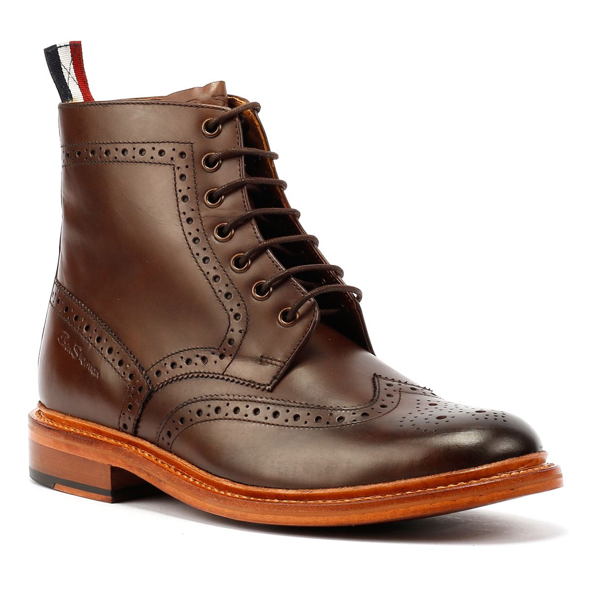 Ben Sherman Arthur Leather Men's Mocha Boots