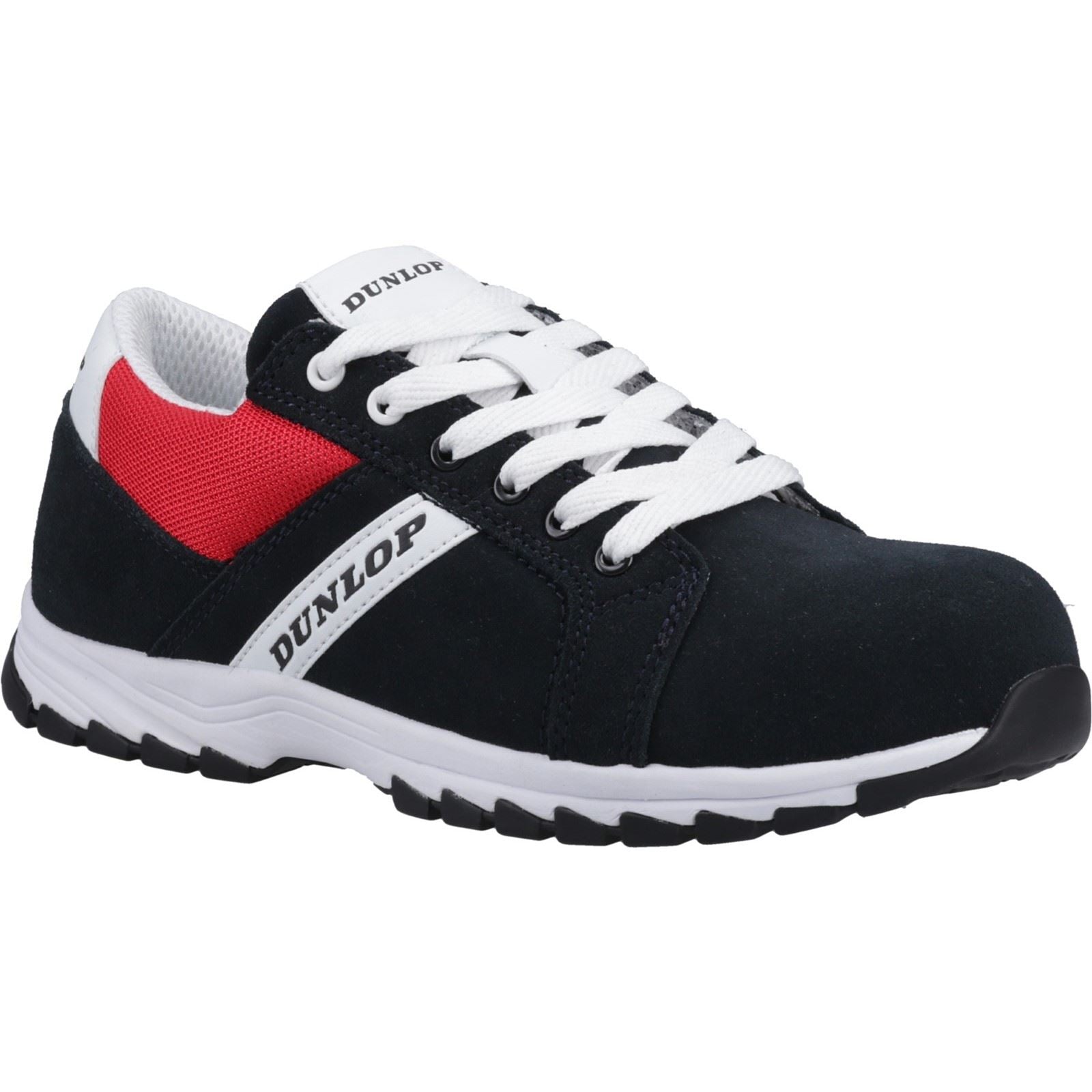 Dunlop Street Response Suede Men's Dark Blue/Red/White Safety Trainers