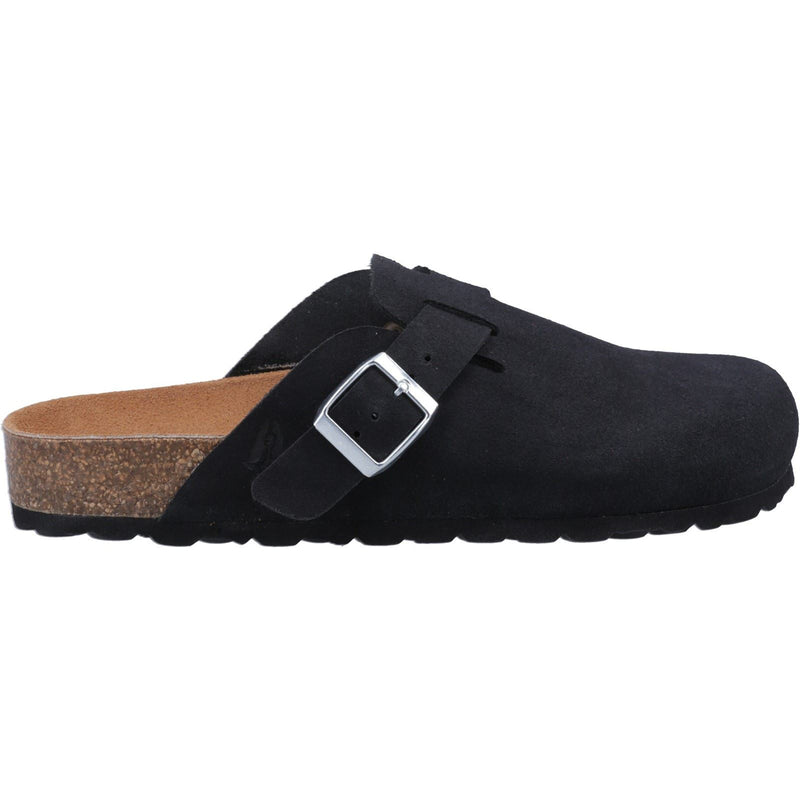 Hush Puppies Bailey Suede Women's Black Mules