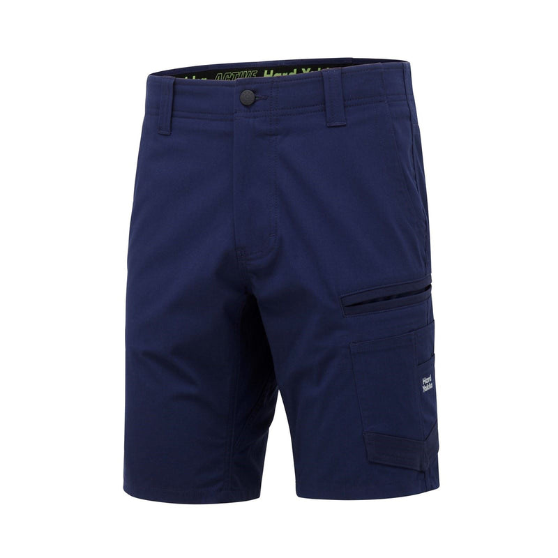 Hard Yakka Raptor Active Cotton Men's Blue Knee-Length Shorts
