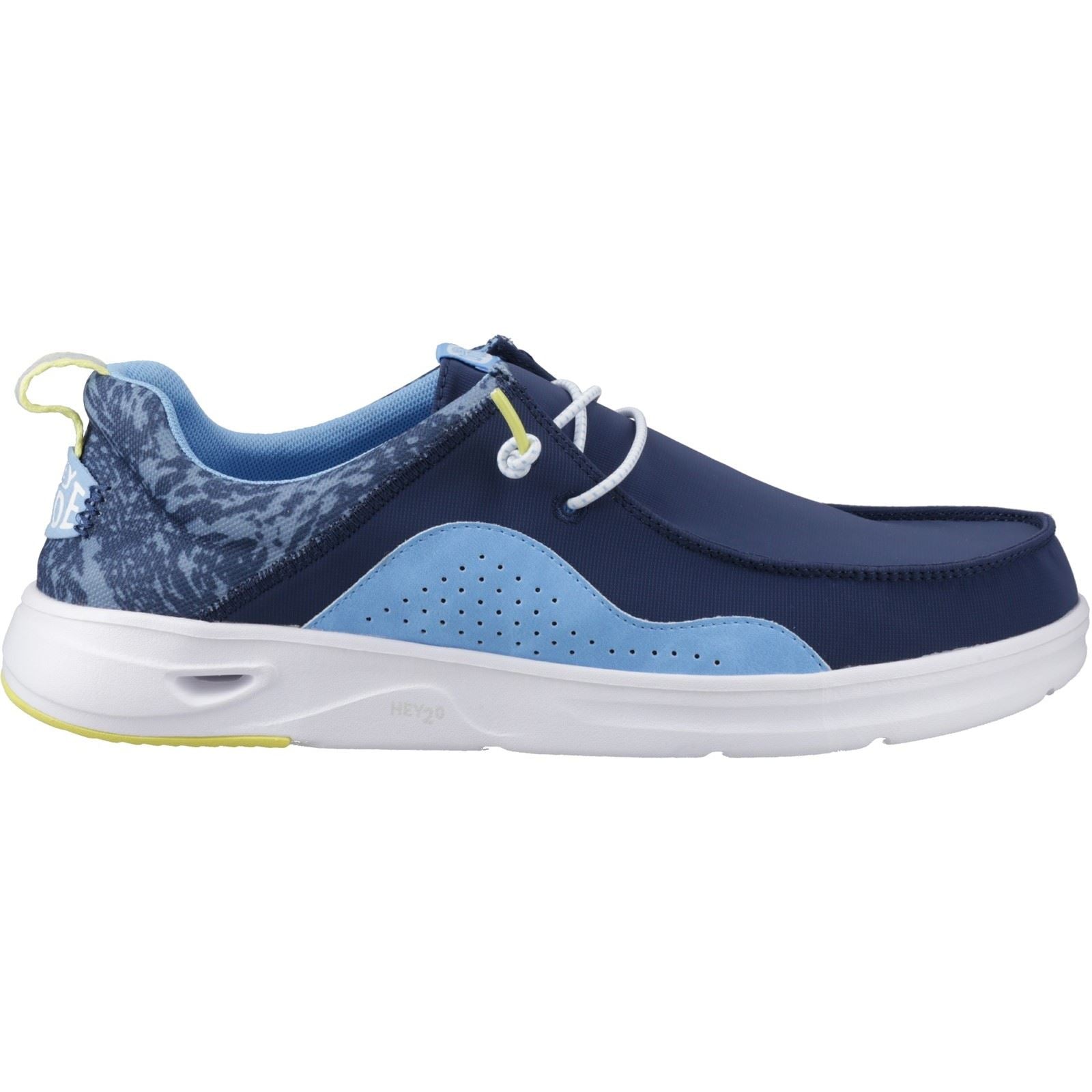 HEYDUDE Wally Hey2O Active Synthetic Men's Sargasso Blue/Alaskan Blue Moccasins Shoes