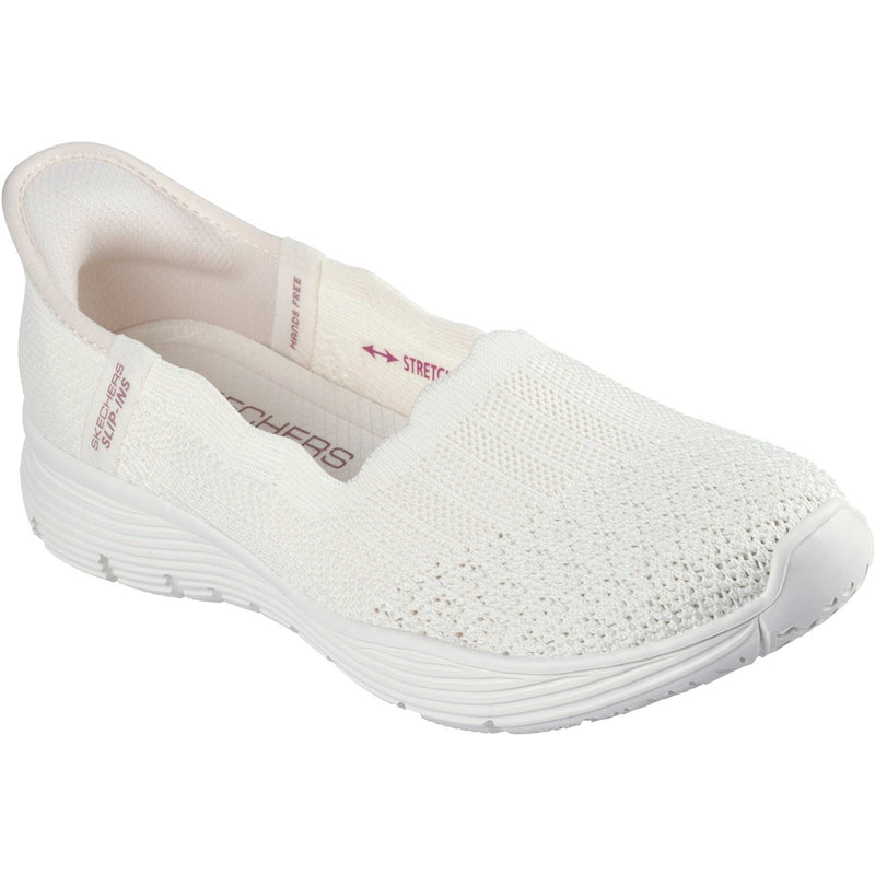 Skechers Seager Believe It Textile Women's Off White Trainers