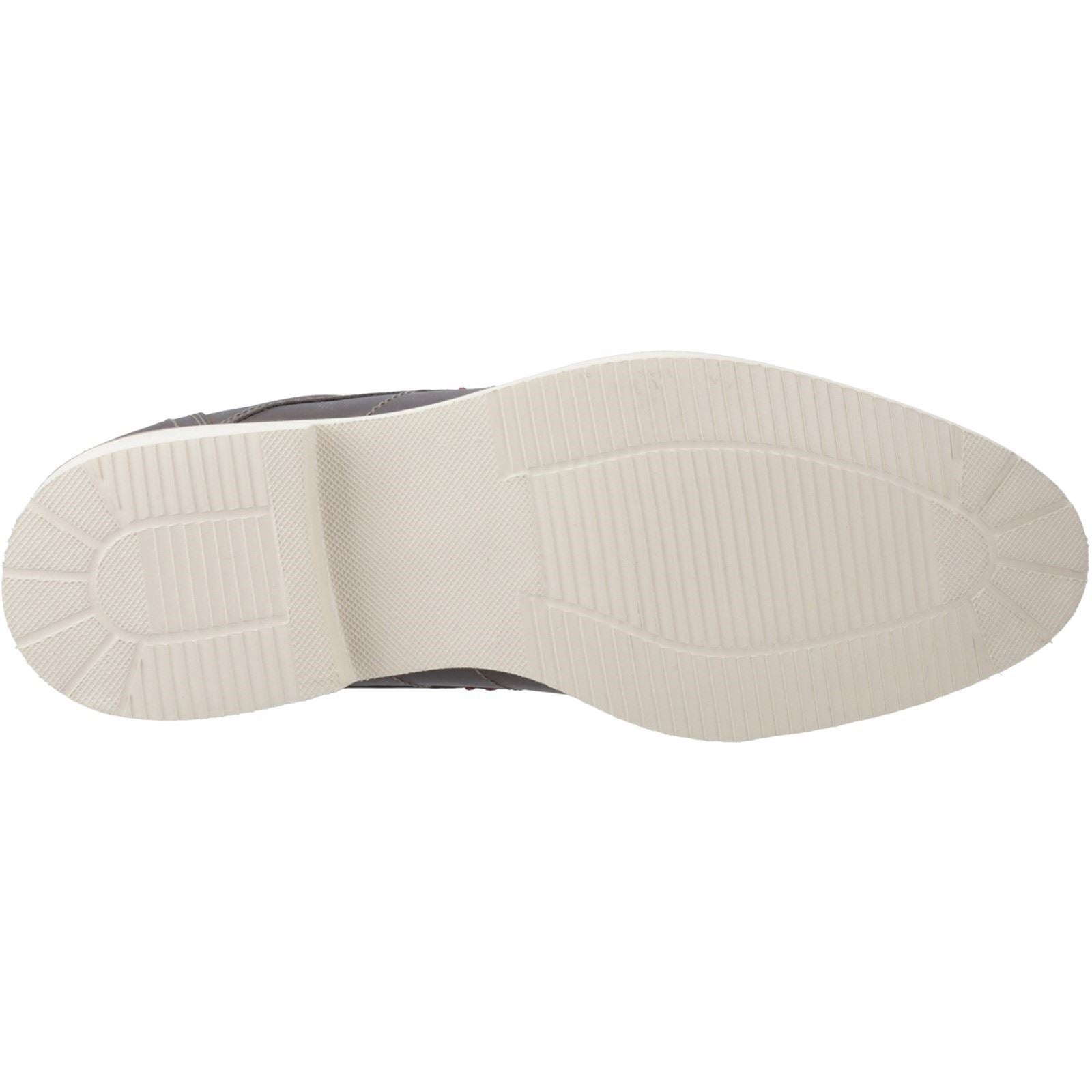 Pod Hampton Leather Men's Grey Lace-Up Shoes