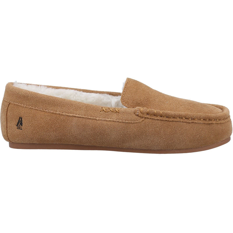 Hush Puppies Annie Mocassin Suede Women's Tan Slippers