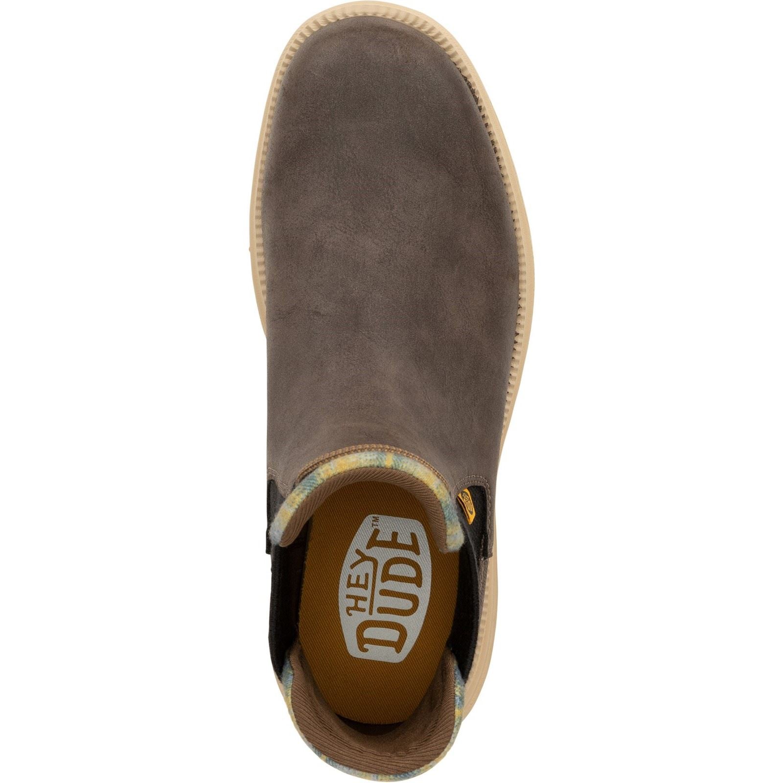 HEYDUDE Branson Classic Synthetic Men's Desert Brown Boots