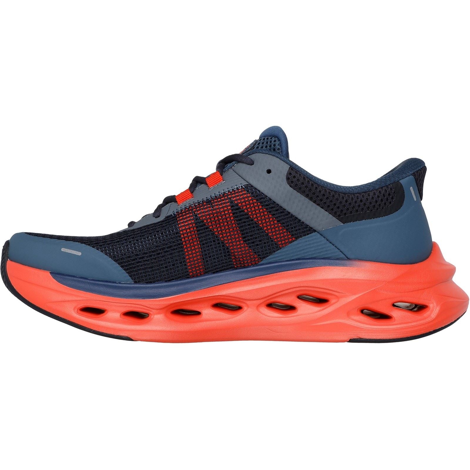 Skechers Performance Max Cushioning Glide-Step Men's Navy/Orange Trainers