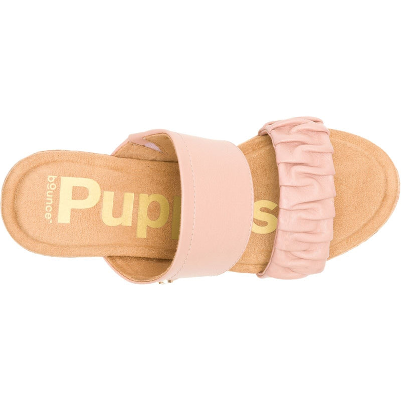 Hush Puppies Poppy Leather Women's Cafe Creme Sandals