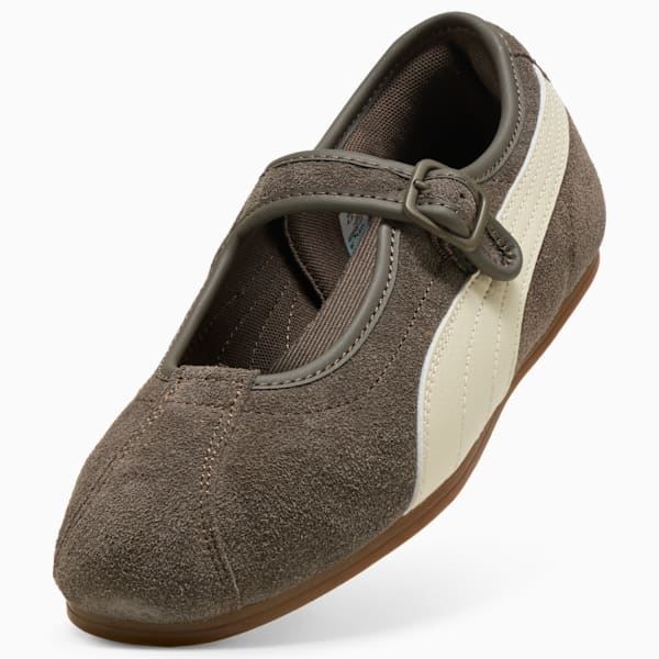 Puma Tacklette Suede Women's Matte Bronze/Alpine Snow Trainers