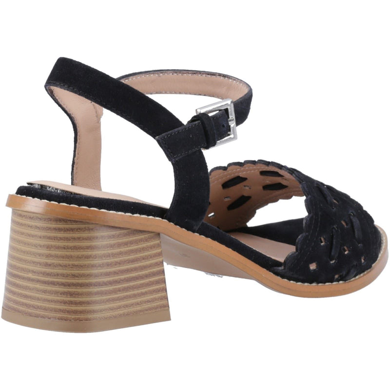 Hush Puppies Lacie Suede Women's Black Sandals