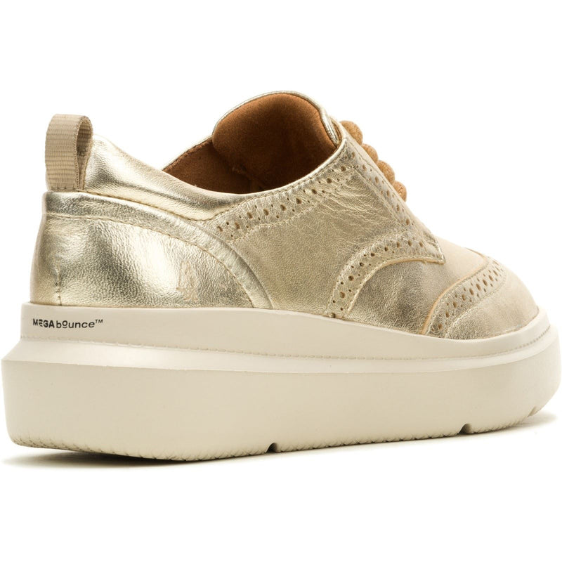Hush Puppies Joy Leather Women's Champagne Brogues Shoes