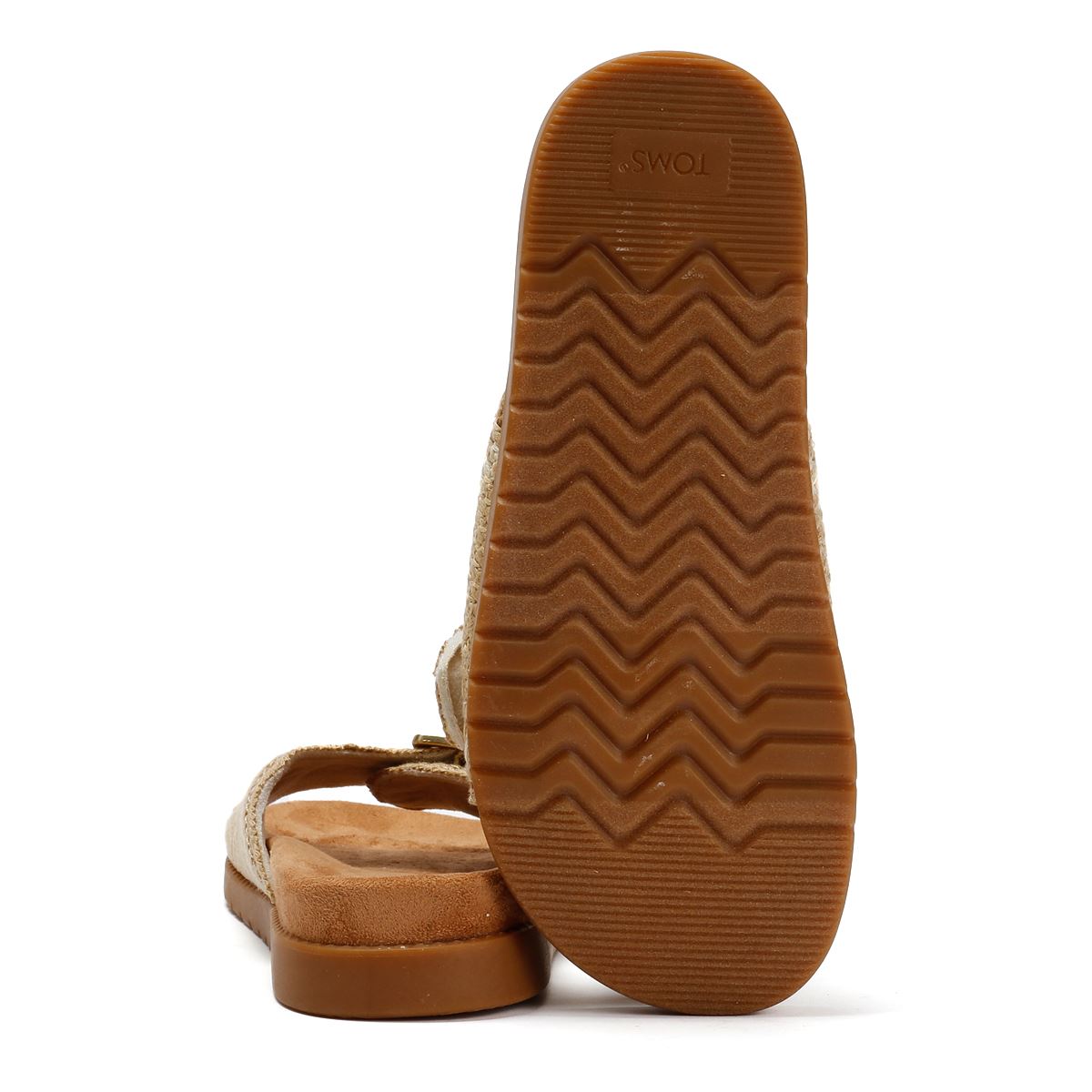 TOMS Marin Slide Textile Women's Dark Beige Sandals