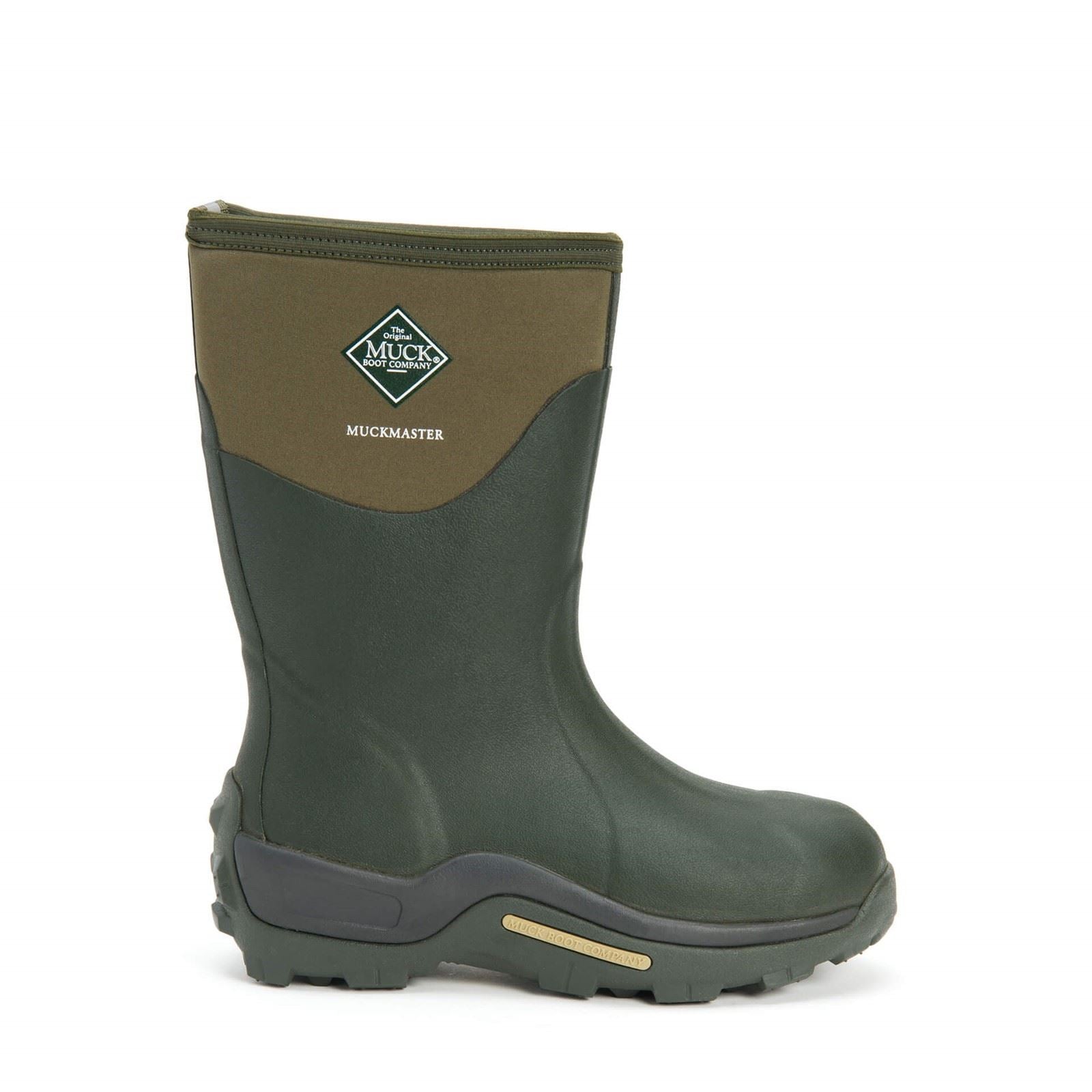 Muck Boots Muckmaster Mid Synthetic Moss Wellington Boots