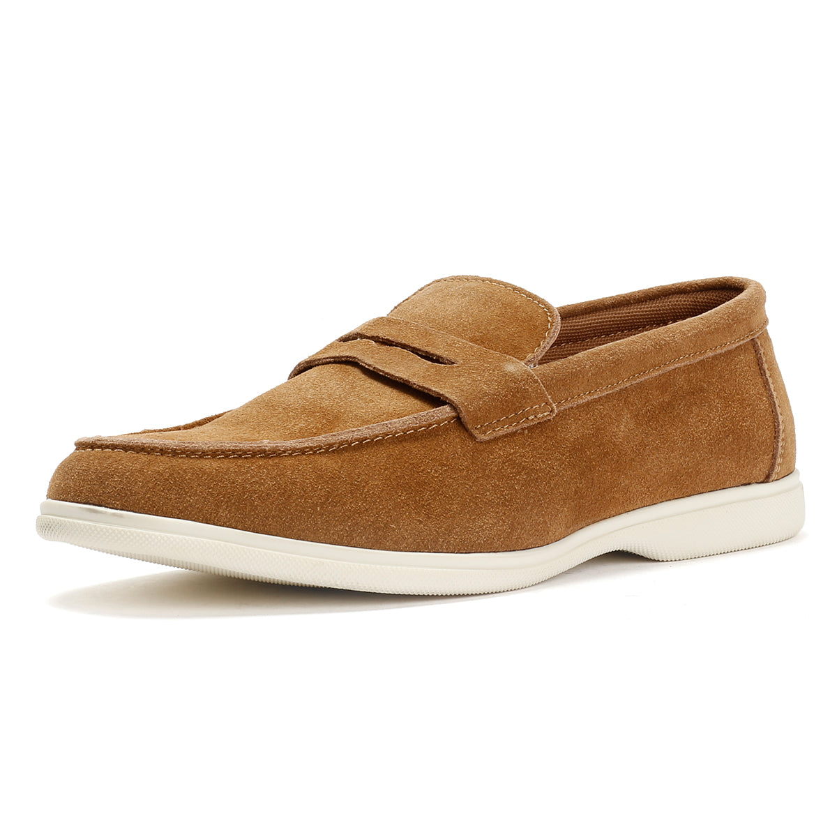 Antique Rogue Anton Suede Men's Stone Loafers