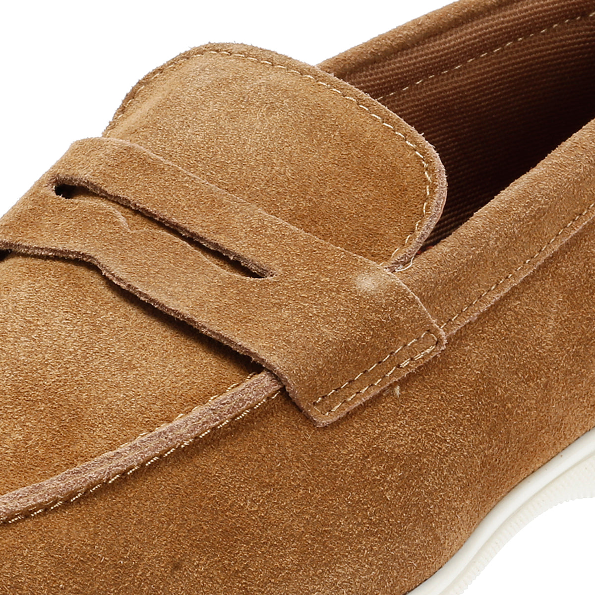 Antique Rogue Anton Suede Men's Stone Loafers