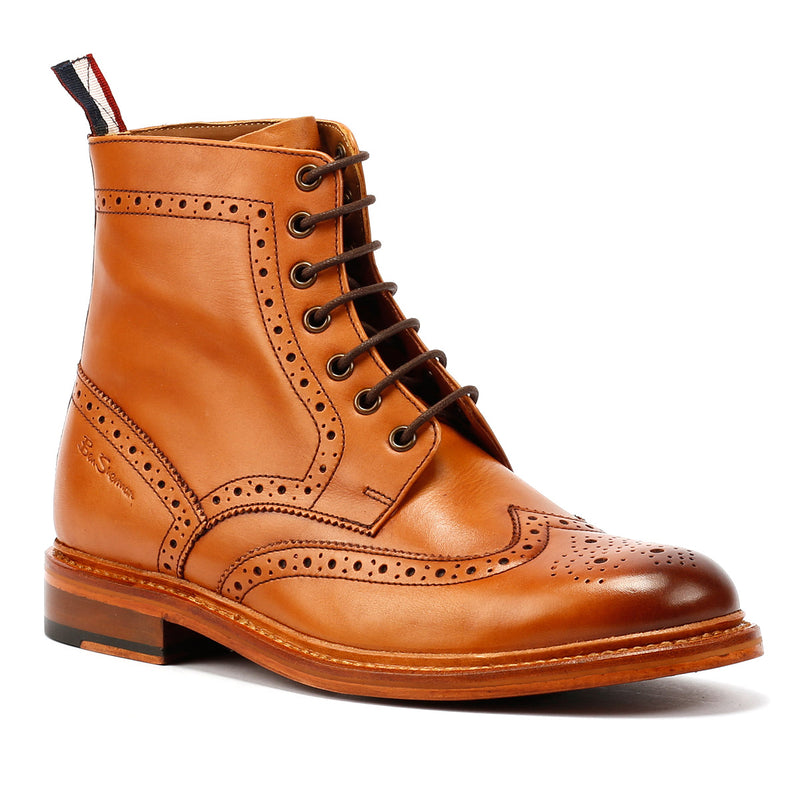 Ben Sherman Arthur Leather Men's Tan Boots