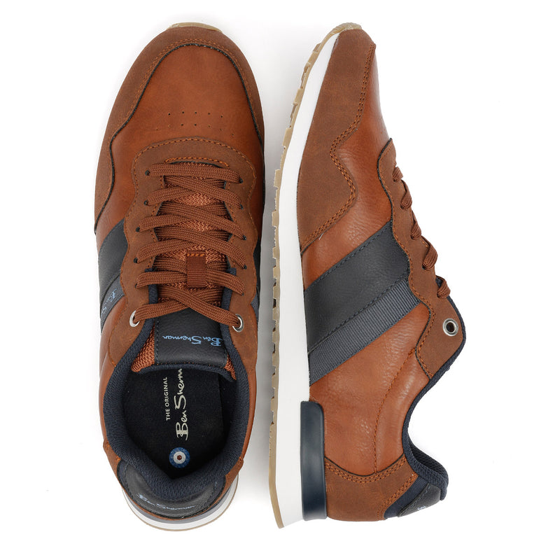 Ben Sherman Owen Retro Men's Tan/Navy Trainers