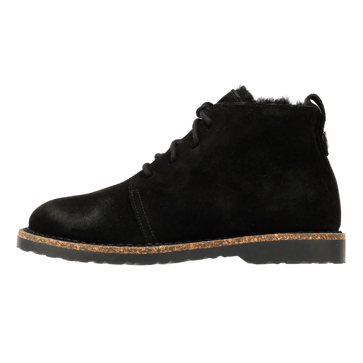 Birkenstock Uppsala Mid Shearling Suede Women's Black Boots