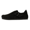 Birkenstock London Shearling Suede Black Shoes