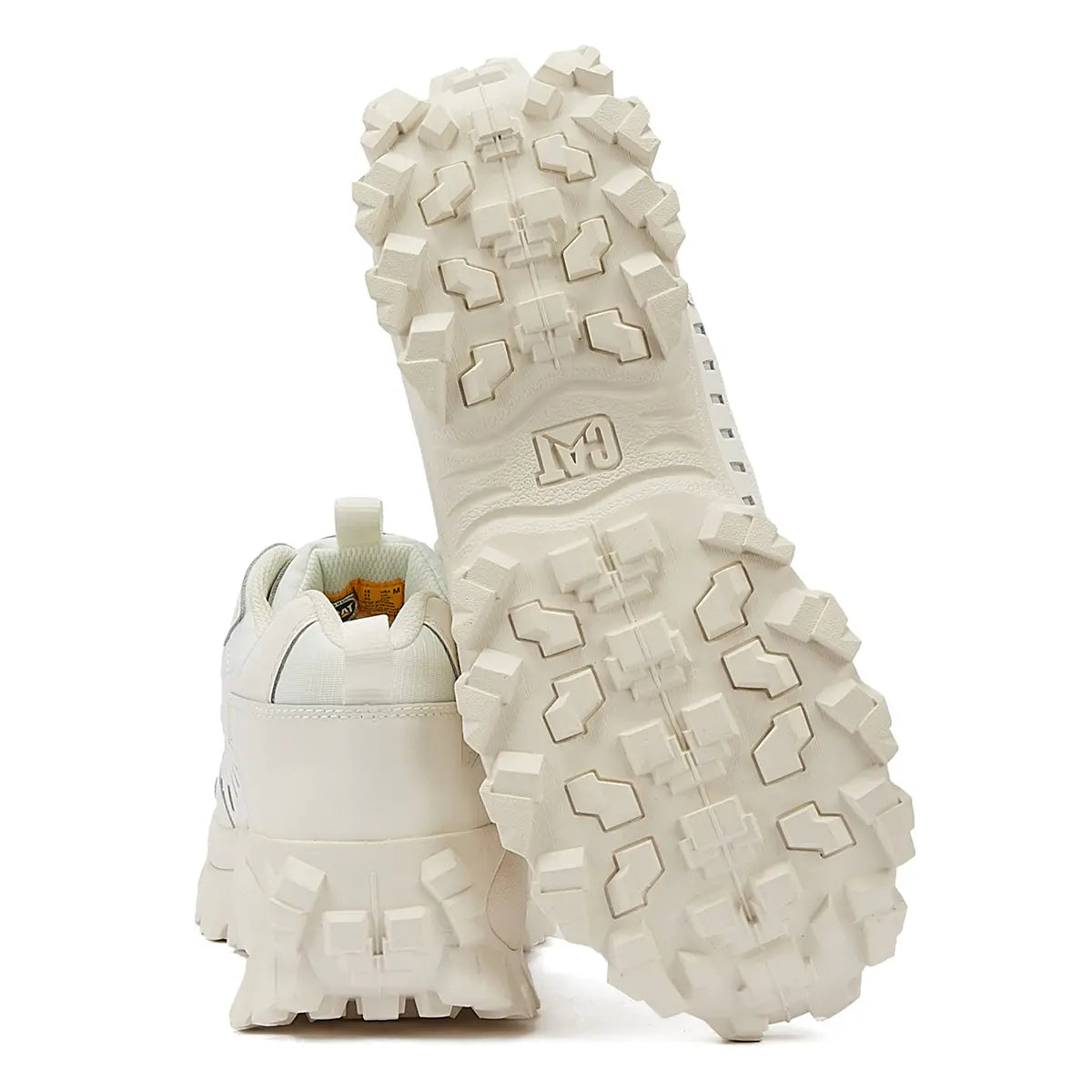 Caterpillar Intruder White Trainers