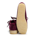 Clarks Originals Wallabee Harris Tweed Women's Purple Shoes