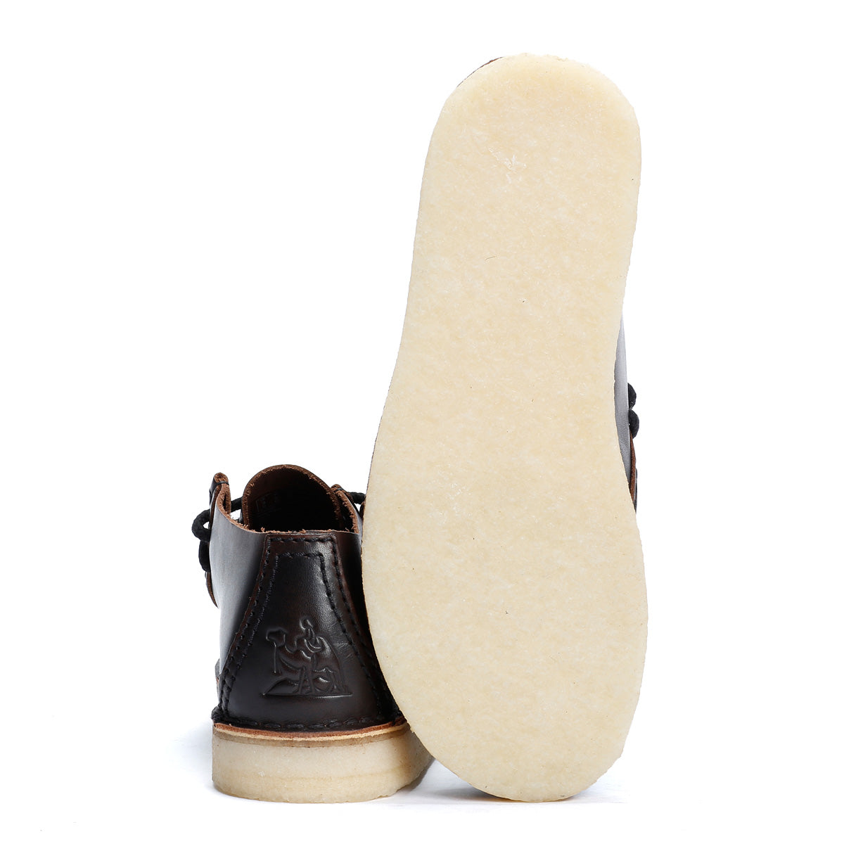 Clarks Originals Desert Nomad Leather Men's Dark Tan Shoes