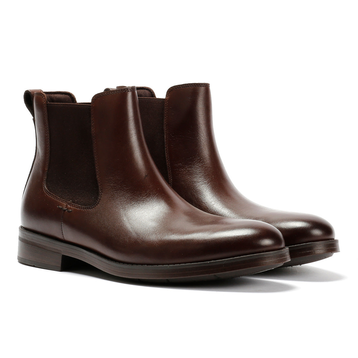 Cole Haan Newmark Grand Leather Men's Chestnut Chelsea Boots