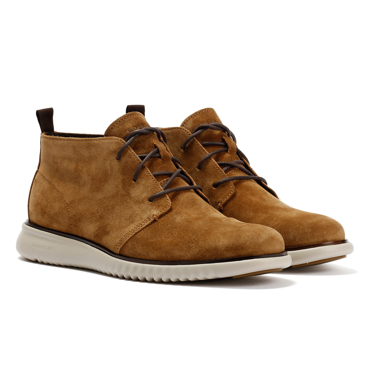 Cole Haan 2.Zerogrand Suede Men's Spiced Brown Chukka Boots