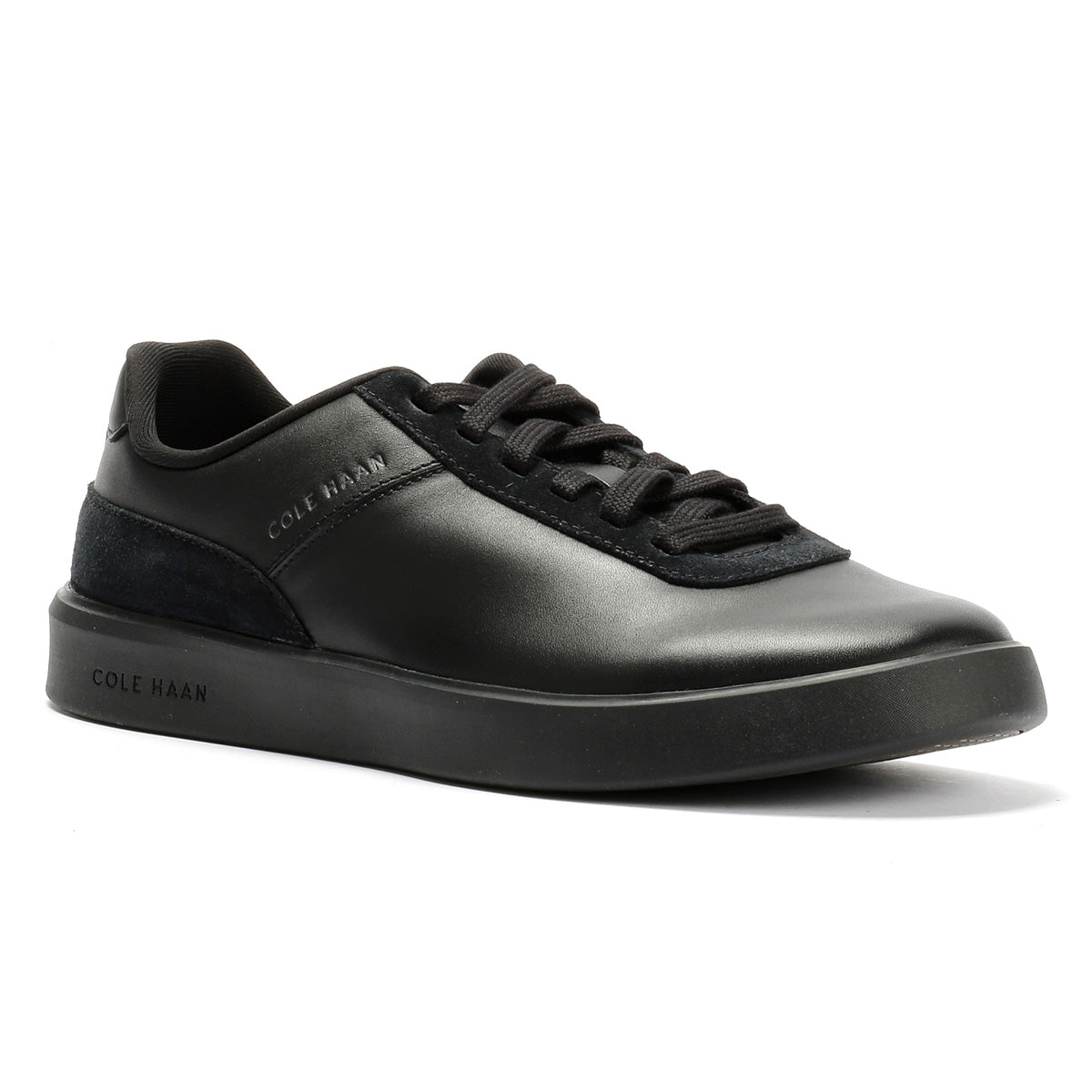 Cole Haan Grand Crosscourt Packaway Leather Men's Black Trainers