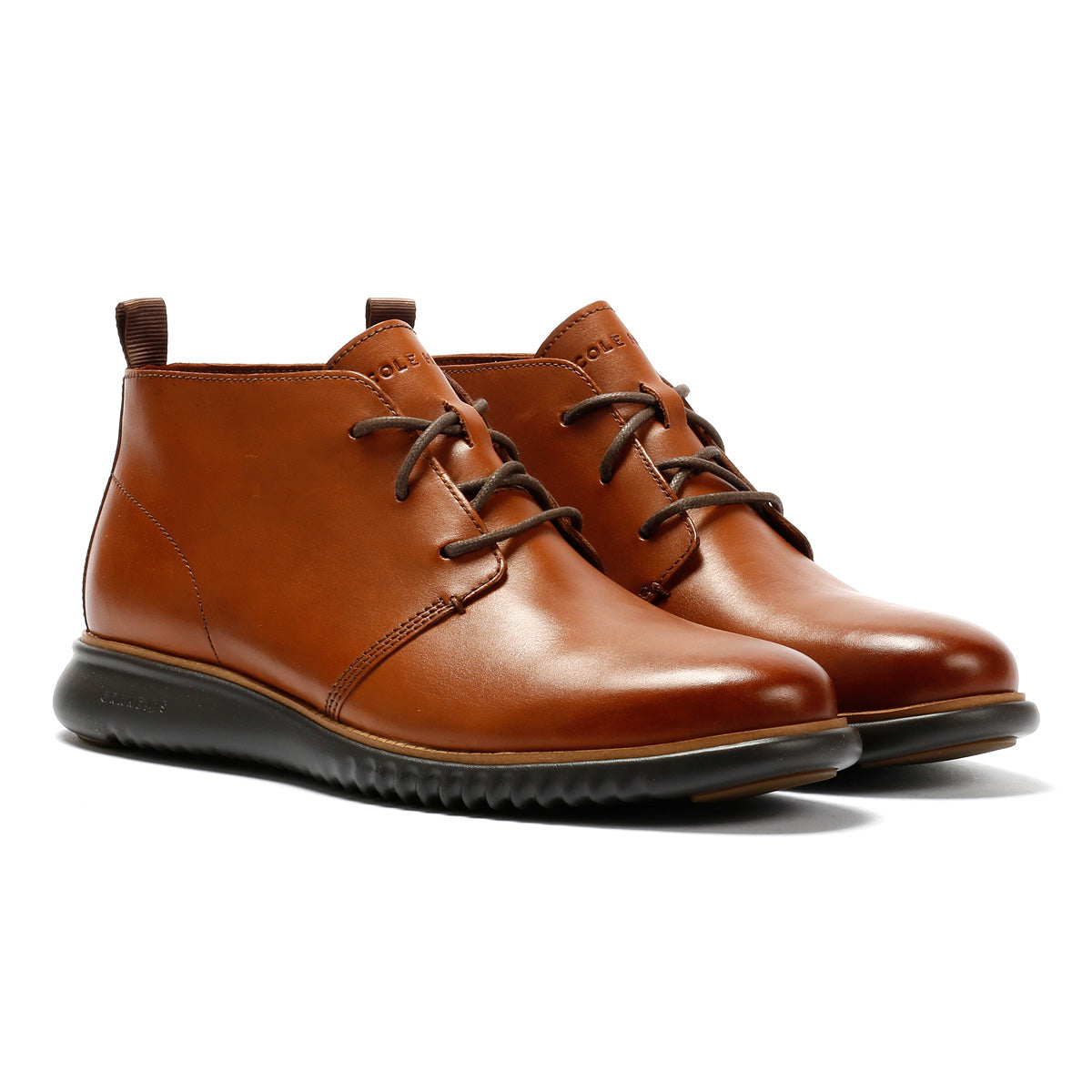 Cole Haan 2.Zerogrand British Tan Leather Men's Brown Chukka Boots