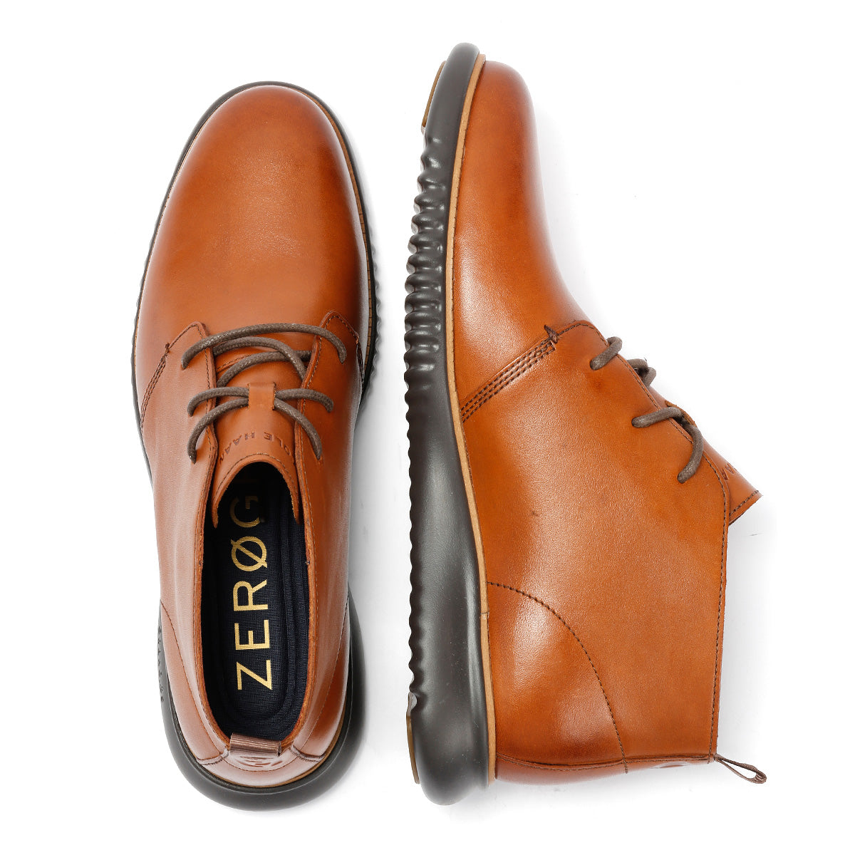 Cole Haan 2.Zerogrand British Tan Men's Leather Chukka Boots