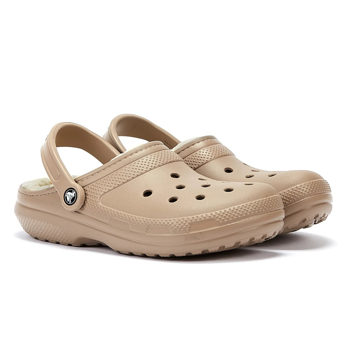 Crocs Classic Lined Clog Mushroom/Bone Mules