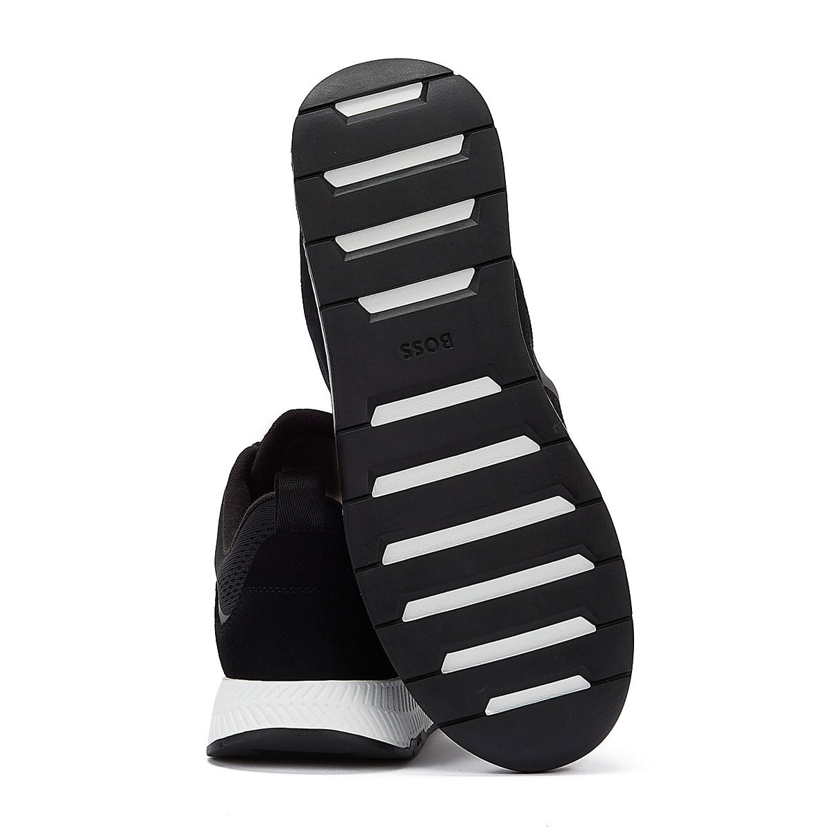 Boss Titanium Runn Mens Black Trainers