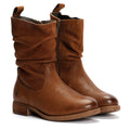 Hush Puppies Emilia Leather Women's Tan Boots