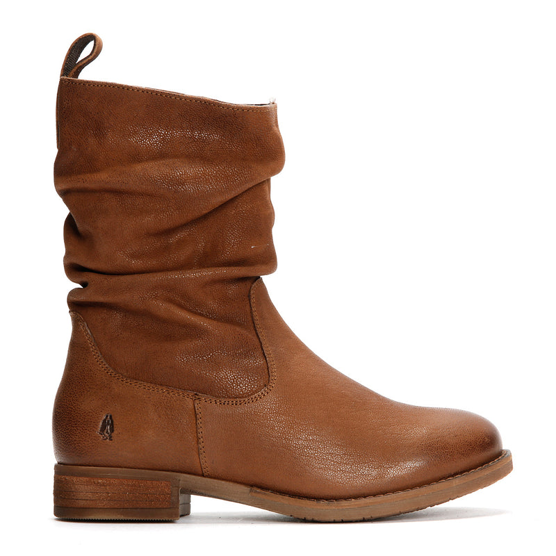 Hush Puppies Emilia Leather Women's Tan Boots