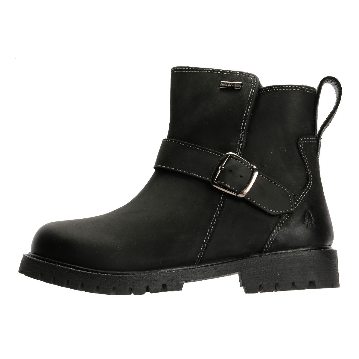 Hush Puppies Wakely Leather Women's Black Boots