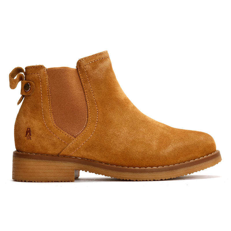 Hush Puppies Maddy Wide Suede Women's Tan Boots