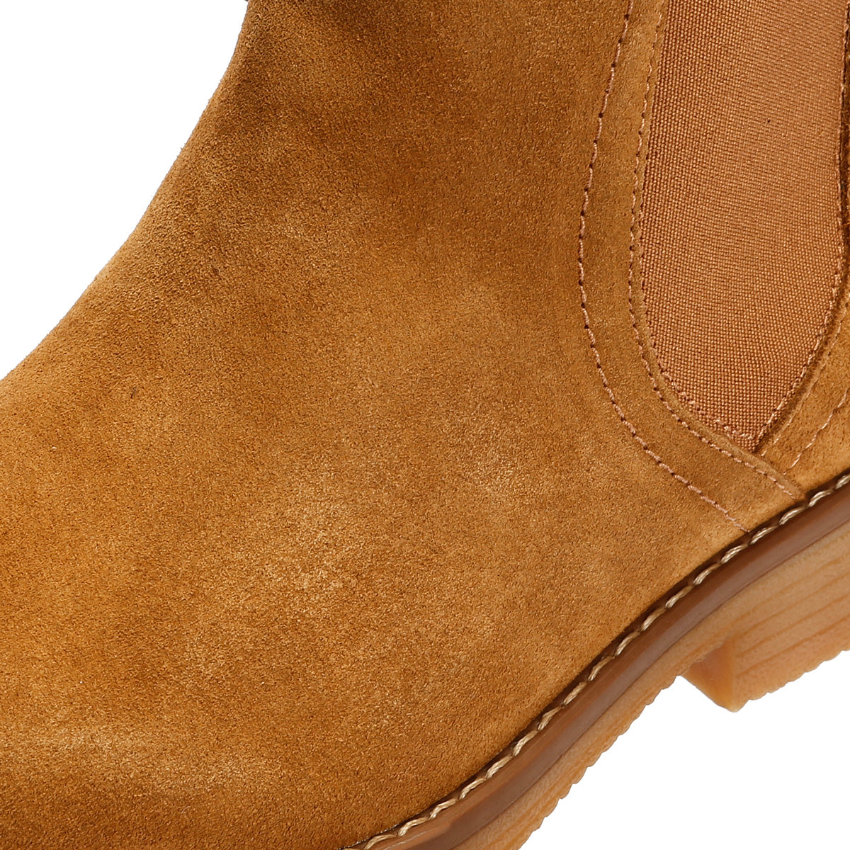 Hush Puppies Maddy Wide Suede Women's Tan Boots