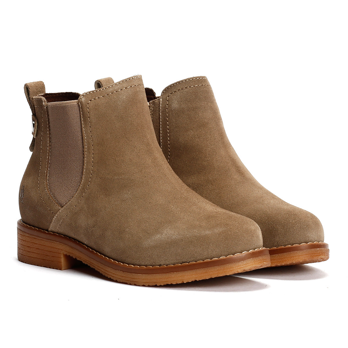 Hush Puppies Maddy Wide Suede Women's Brown Boots