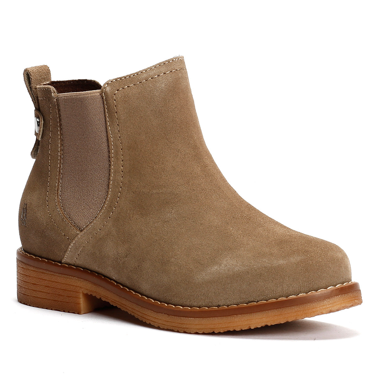Hush Puppies Maddy Wide Suede Women's Brown Boots