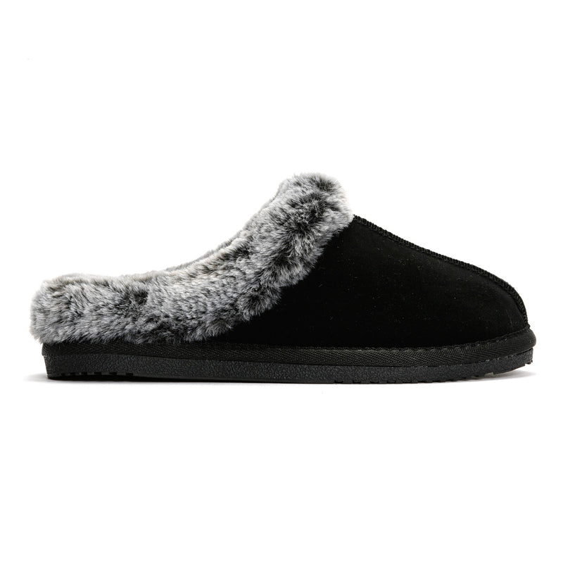 Hush Puppies Amara Suede Women's Black Slippers