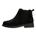 Hush Puppies Maddy Wide Suede Women's Black Boots
