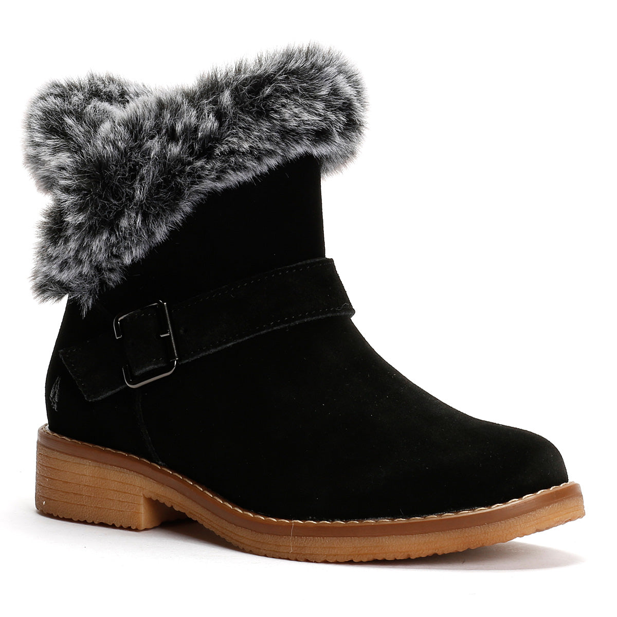 Hush Puppies Hannah Suede Women's Black Boots