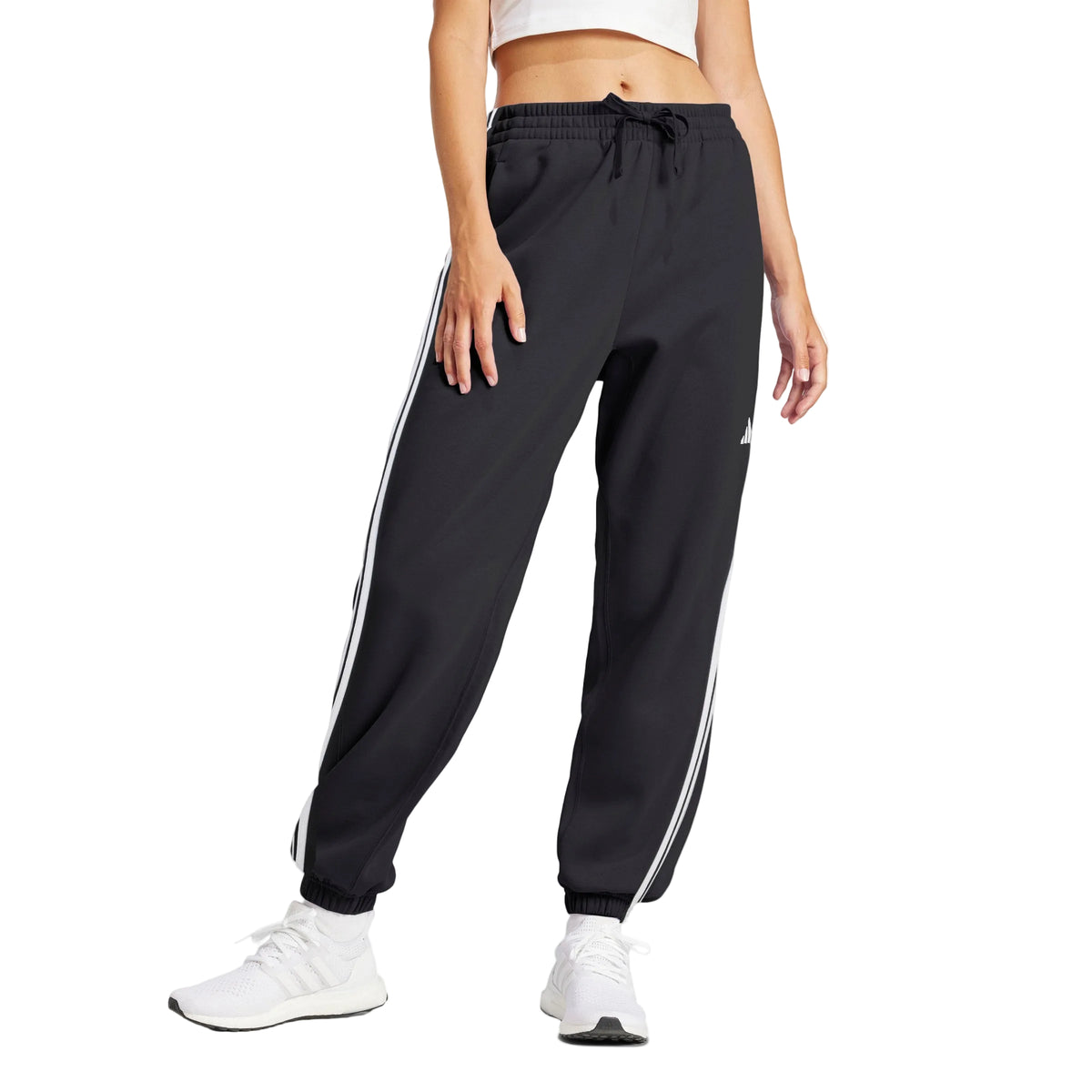 Adidas Women's Black/White Joggers