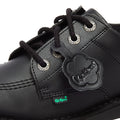 Kickers Kick Lo Men/Youth Black Leather Shoes