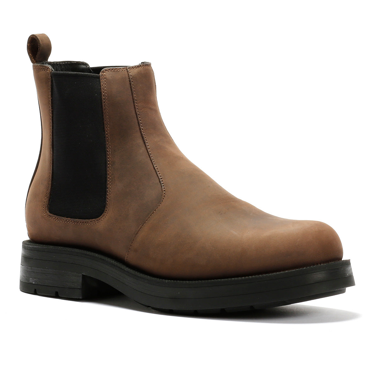 Kleman Escouade Nubuck Men's Coffee Chelsea Boots