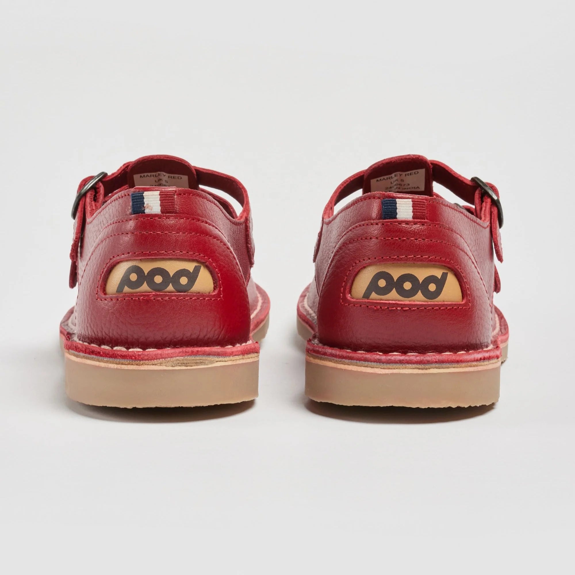 Pod Marley Leather Women's Red Shoes